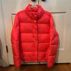 Hunter Red Puffer Jacket